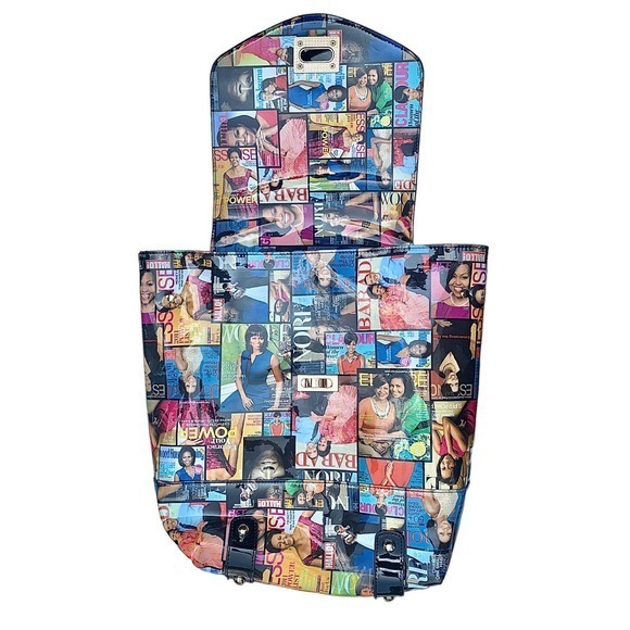 Michelle Obama Glossy Magazine Cover Collage Backpack - Picture 10 of 15
